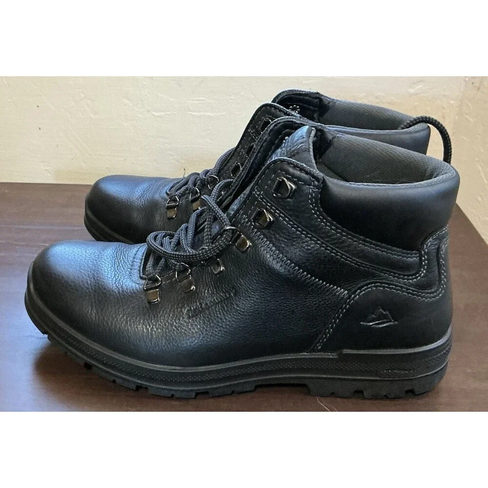 Flexi Country 92105 Black Leather Hiking Boots Men’s Size US 7.5, Mex. 25.5